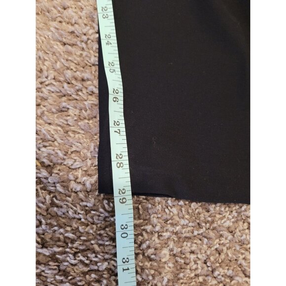 Eileen Fisher Career Pull On Trouser Pant Black Wmn L Minimalist Closet Staple - Picture 7 of 8